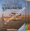 Book cover of USAAF Fighters of World War Two in Action  by O'LEARY, Michael 